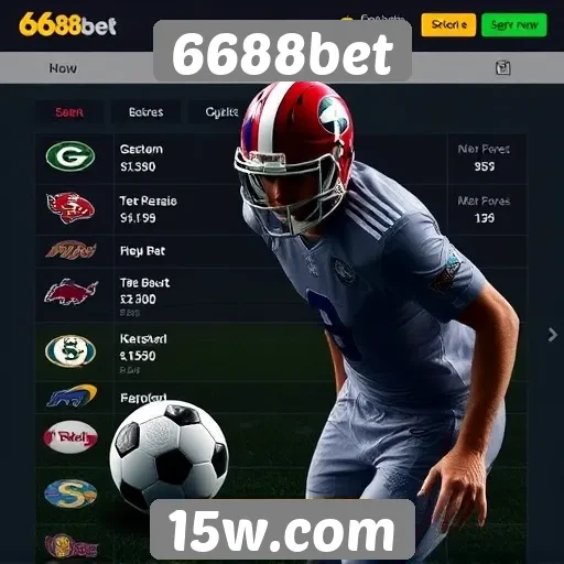 Apostas esportivas e suas opções no 6688bet